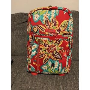COPY - Vera Bradley Red rolling backpack (New)